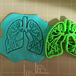 Lungs Anatomy Cookie Cutter Fast Shipping Sharp Edges Exceptional Quality image 2