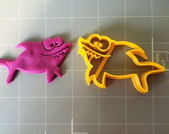 Happy Shark Cookie Cutter- Fast Shipping - Sharp Edges - Exceptional Quality