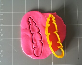 Feather Cookie Cutter- Fast Shipping - Sharp Edges - Exceptional Quality