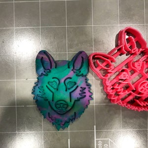 Wolf Cookie Cutter- Fast Shipping - Sharp Edges - Exceptional Quality