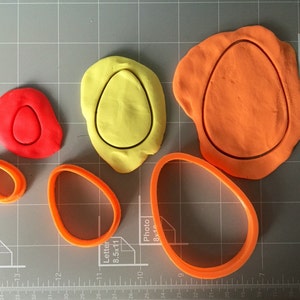 Egg Cookie Cutter- Fast Shipping - Sharp Edges - Exceptional Quality