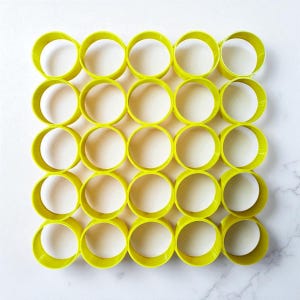 25, 1&quot; size Circle multi Cookie Cutter (5 x 5 in )- Fast Shipping - Sharp Edges - Exceptional Quality