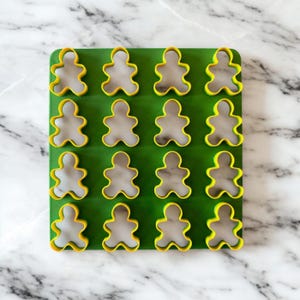 Gingerbread Cookies Multi Cutter ( 2”x16 ) - Fast Shipping - Sharp Edges - Exceptional Quality