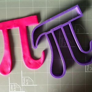 Pi Sign Cookie Cutter Select Your Size Fast Shipping Sharp Edges Exceptional Quality image 3