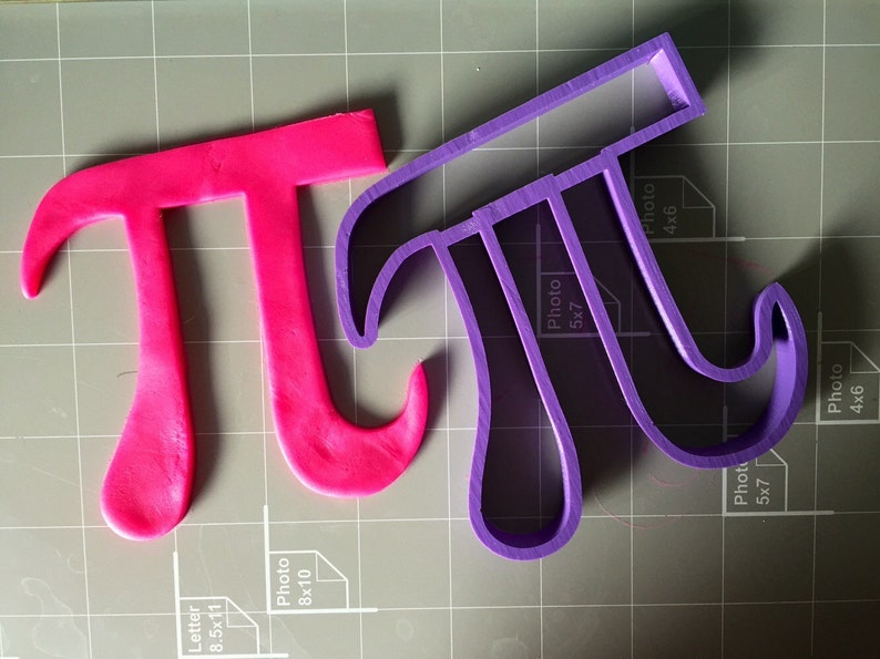 Pi Sign Cookie Cutter Select Your Size Fast Shipping Sharp Edges Exceptional Quality image 3