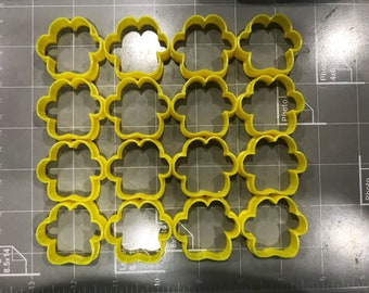 16 x 1.5" Dog Paw multi Cookie Cutter- Fast Shipping - Sharp Edges - Exceptional Quality