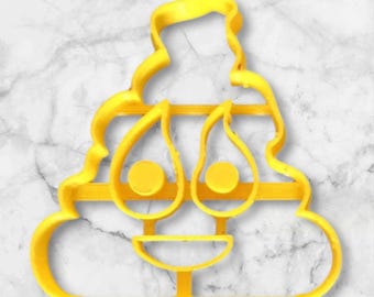 Happy Poop Cookie Cutter- Fast Shipping - Sharp Edges - Exceptional Quality