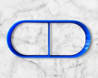 Pill Cookie Cutter - Fast Shipping - Sharp Edges - Exceptional Quality
