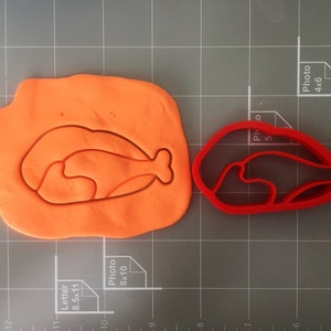 Thanksgiving Baked Turkey Cookie Cutter- Fast Shipping - Sharp Edges - Exceptional Quality