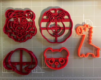 Zoo Themed Cookie Cutters- Fast Shipping - Sharp Edges - Exceptional Quality