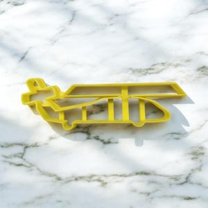 Helicopter cookie cutter- Fast Shipping - Sharp Edges - Exceptional Quality