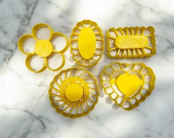 Thumbprint Cookie Cutters (Set of 5)- Fast Shipping - Sharp Edges - Exceptional Quality