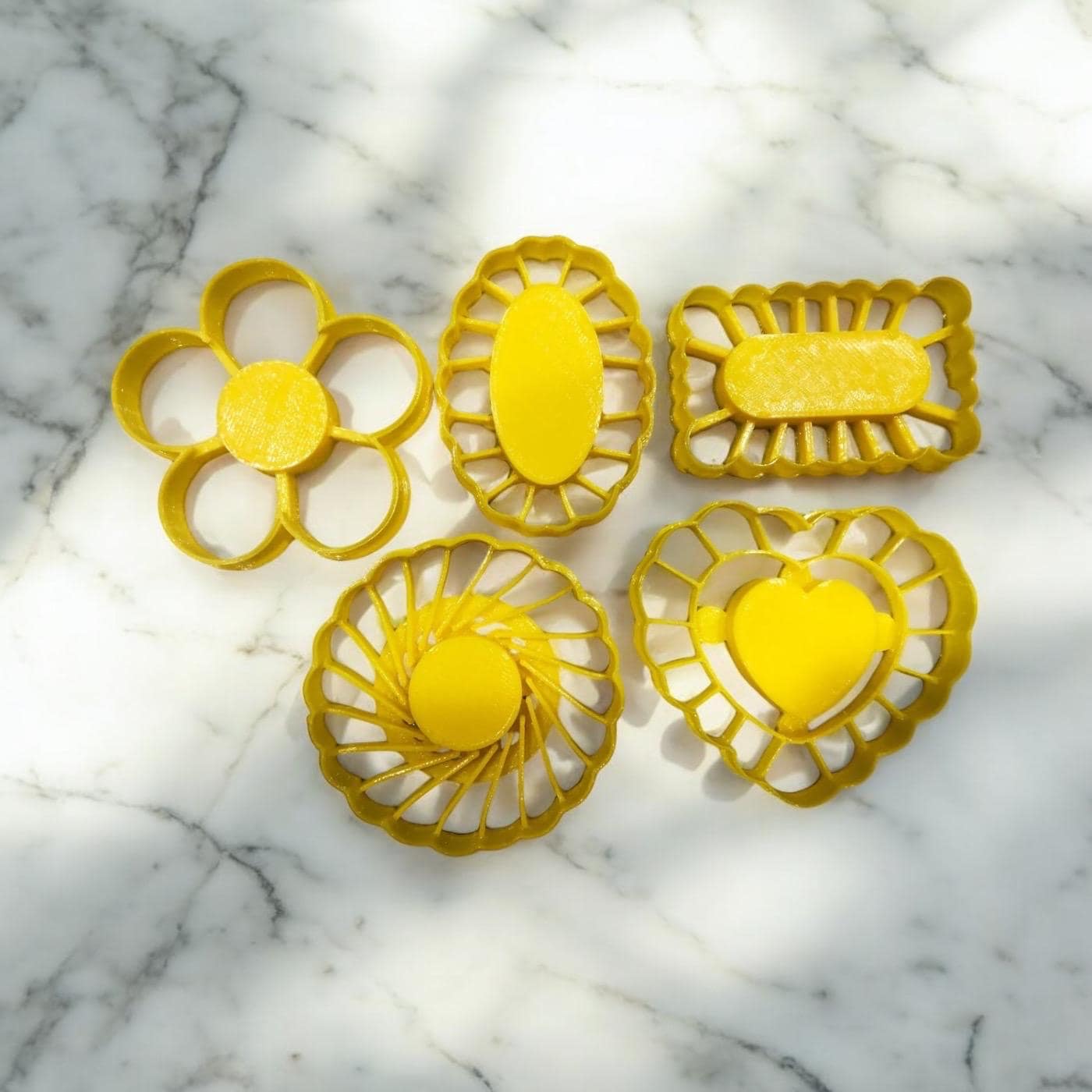 Thumbprint Cookie Cutters (set of 5)- Fast Shipping - Sharp Edges