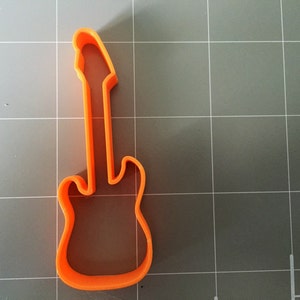 Guitar Cookie Cutter- Fast Shipping - Sharp Edges - Exceptional Quality