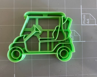 Golf Cart Cookie Cutter - Fast Shipping - Sharp Edges - Exceptional Quality