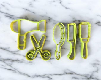 5 Piece Beauty Salon Hair Stylist Cookie Cutter Set- Fast Shipping - Sharp Edges - Exceptional Quality