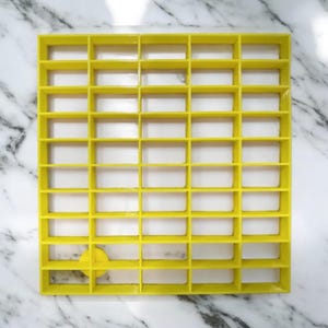0.5”x1&quot; Rectangular Shape multi Cookie Cutter ( 5x5 in )- Fast Shipping - Sharp Edges - Exceptional Quality
