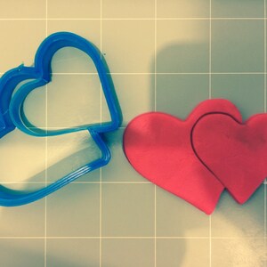 Valentine&#39;s Day Heart to Heart Cookie Cutter- Fast Shipping - Sharp Edges - Exceptional Quality