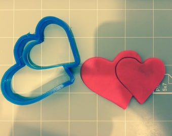 Valentine's Day Heart to Heart Cookie Cutter- Fast Shipping - Sharp Edges - Exceptional Quality