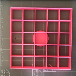 25, 1 size squares multi Cookie Cutter 5 x 5 in Fast Shipping Sharp Edges Exceptional Quality image 1