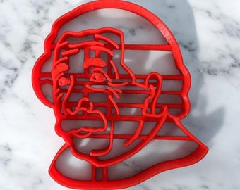 Albert Einstein Cookie Cutter- Fast Shipping - Sharp Edges - Exceptional Quality