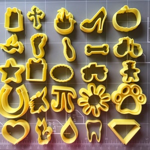 Miniature Cookie Cutters Set / fondant cutter set- Fast Shipping - Sharp Edges - Exceptional Quality