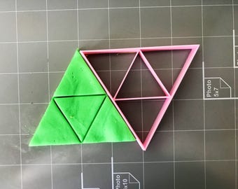 Cortador de galletas de triángulo fractal- Envío rápido - Bordes afilados - Calidad excepcional