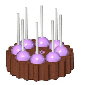 1.5&quot; Diameter Spherical Shape Cake Ball Holder - Fast Shipping - Exceptional Quality