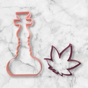 Hookah Set Cookie Cutters- Fast Shipping - Sharp Edges - Exceptional Quality