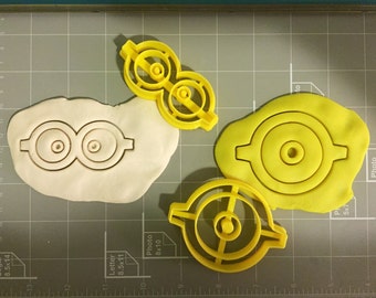 Eyes with glasses cookie cutter (Set)- Fast Shipping - Sharp Edges - Exceptional Quality
