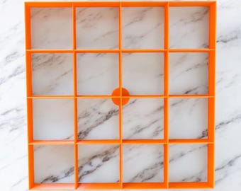 16x2&quot; size squares multi Cookie Cutter ( 8x8 in )- Fast Shipping - Sharp Edges - Exceptional Quality