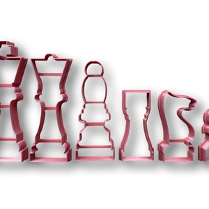 Chess Cookie Cutter- Fast Shipping - Sharp Edges - Exceptional Quality