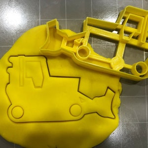 Bulldozer Cookie Cutter- Fast Shipping - Sharp Edges - Exceptional Quality