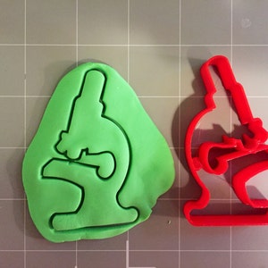 Microscope Cookie Cutter- Fast Shipping - Sharp Edges - Exceptional Quality
