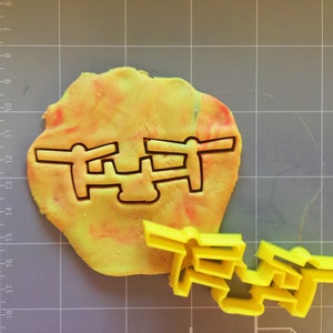 V22 Military Aircraft Cookie Cutter- Fast Shipping - Sharp Edges - Exceptional Quality