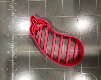 Eggplant Cookie Cutter- Fast Shipping - Sharp Edges - Exceptional Quality