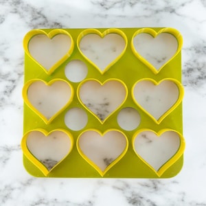 2&quot;x9 Heart Shape Multi Cutter - Fast Shipping - Sharp Edges - Exceptional Quality