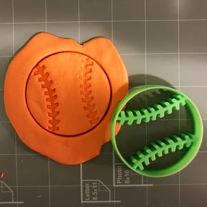 Baseball Cookie Cutter- Fast Shipping - Sharp Edges - Exceptional Quality