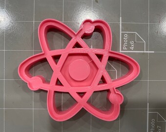 Atom Cookie Cutter- Envío rápido - Bordes afilados - Calidad excepcional