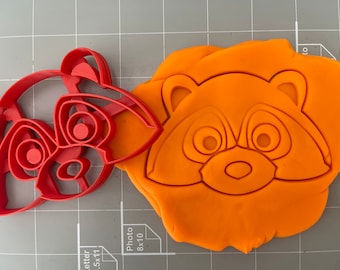 Raccoon Cookie Cutter- Envío rápido - Bordes afilados - Calidad excepcional
