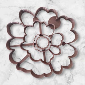 Marigold Flower Cookie Cutter - Fast Shipping - Sharp Edges - Exceptional Quality