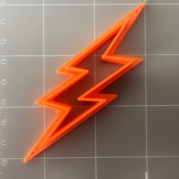 Lighting Bolt Cookie Cutter- Fast Shipping - Sharp Edges - Exceptional Quality