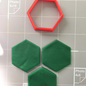 Hexagon Cookie Cutter - Honeycomb Cookie Cutter- Fast Shipping - Sharp Edges - Exceptional Quality