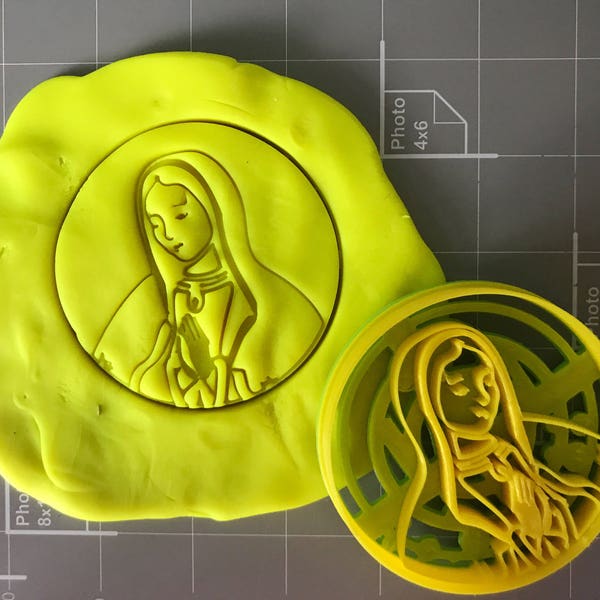 Saint Mary Cookie Cutter- Fast Shipping - Sharp Edges - Exceptional Quality