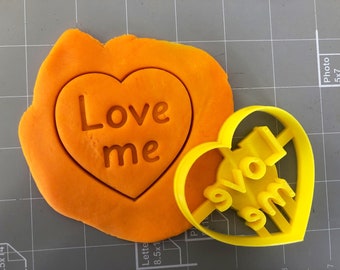 Love Me Heart クッキーカッター - 迅速な発送 - 鋭いエッジ - 卓越した品質