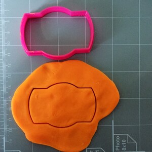 Plaque shape 3 Cookie Cutter- Fast Shipping - Sharp Edges - Exceptional Quality