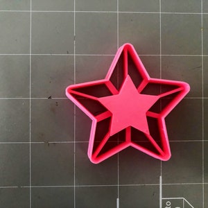 Thumbprint Star Cookie Cutter- Fast Shipping - Sharp Edges - Exceptional Quality