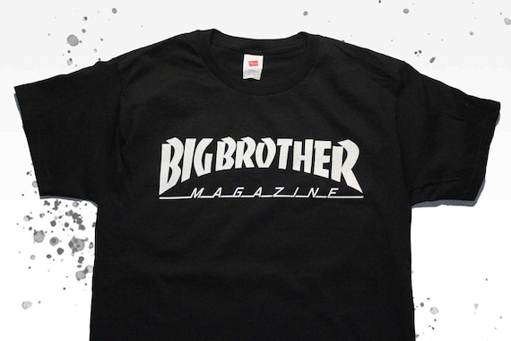 BIG BROTHER Skateboard MAGAZINE Thrasher Parody Mashup Hand Silk