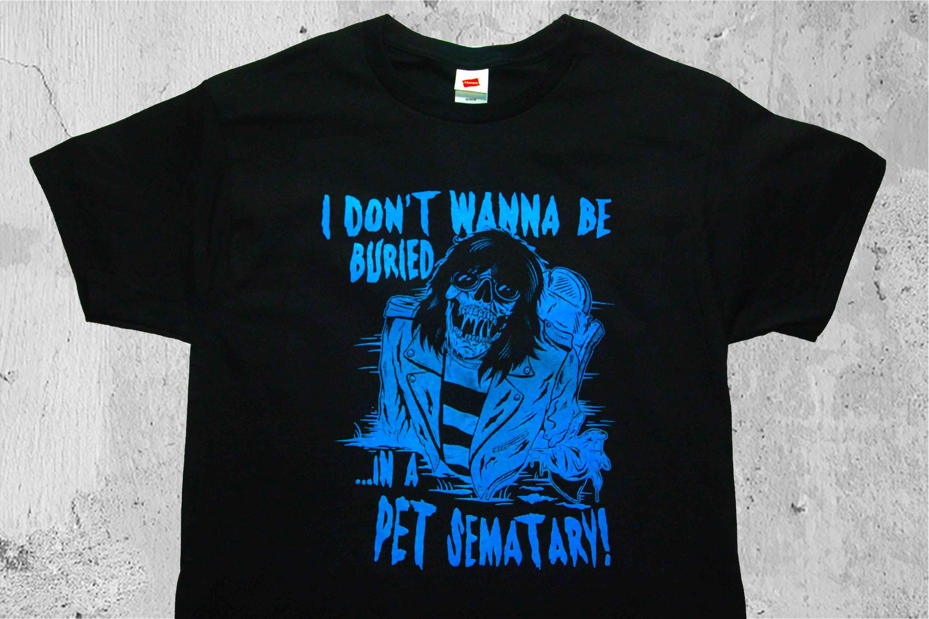 Maglietta Pet Sematary 'Dead Is Better' Nera, Cotone, Taglie Unisex
