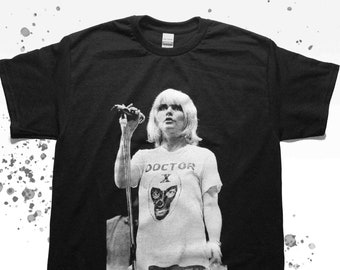 ヴィンテージプリントロックTシャツ「ブロンディ」サイズM